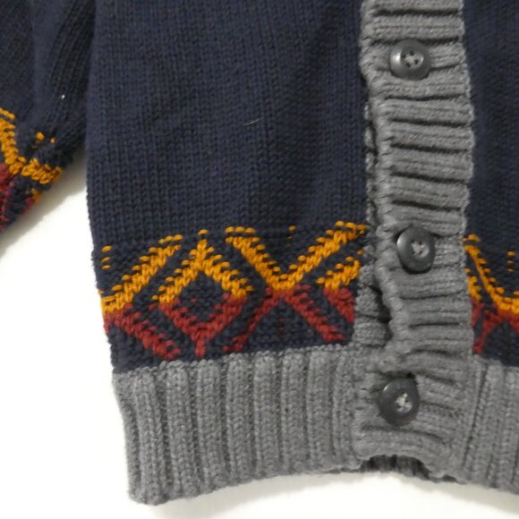 MEXX | 12-18 months | Toddler Geometric Pattern Button-Up Cardigan - Picture 6 of 14